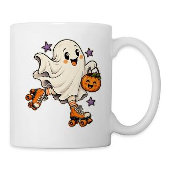 Geist auf Rollschuhen - Tasse - Weiß - Rechts