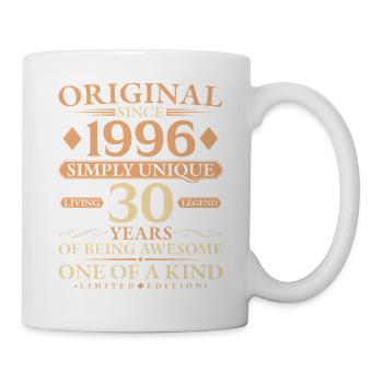 Original 1996 Living Legend 30th Birthday Gift - Tasse - Weiß - Rechts