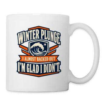 Winter Sprung Kaltwasser-challenge Schwimmfinisher - Tasse - Weiß - Rechts