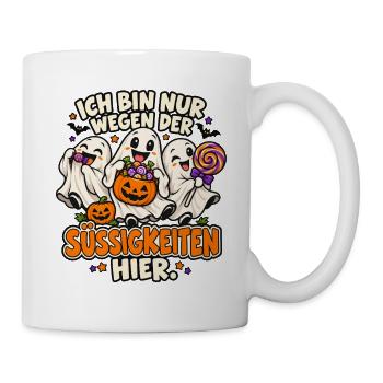Süßigkeiten Geister Halloween - Tasse - Weiß - Rechts