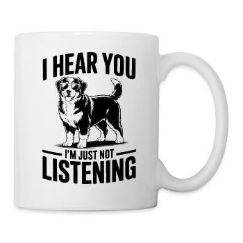 Berner Sennenhund Witz Berner Sennenhund Geschenk  - Tasse - Weiß - Rechts