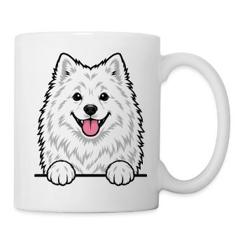 American Eskimo Dog - Tasse - Weiß - Rechts