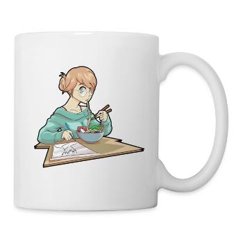 Ramen Anime - Tasse - Weiß - Rechts