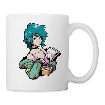 Anime Ramen - Tasse - Weiß - Rechts