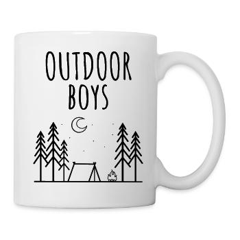 Outdoor Boys - Tasse - Weiß - Rechts