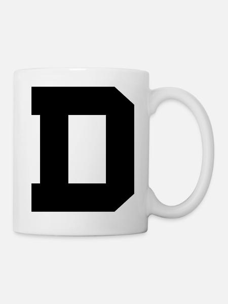 D - Tasse - Weiß