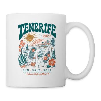 Tenerife Inselreise Surf 2027 - Tasse - Weiß - Rechts
