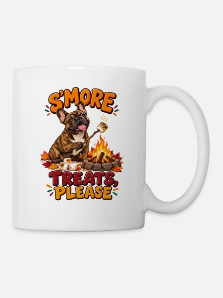 SMore Treats Please Französische Bulldogge Am - Tasse - Weiß