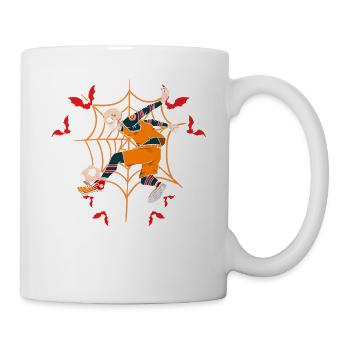 Spooky Soccer Skeleton - Tasse - Weiß - Rechts