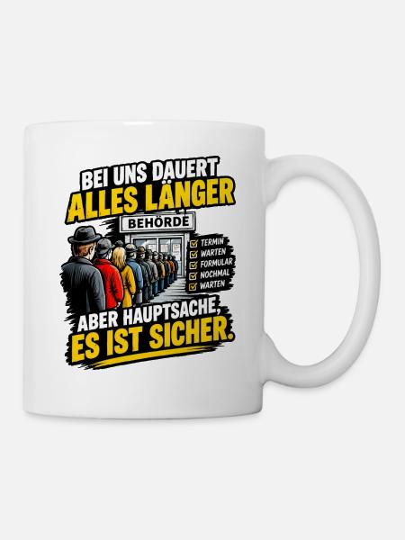Hamster Formular Bürokratie - Tasse - Weiß