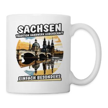 sachsen_dresden - Tasse - Weiß - Rechts
