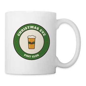 Heiligabend-Pint-Club - Tasse - Weiß - Rechts