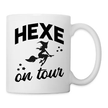 Hexe Halloween - Tasse - Weiß - Rechts