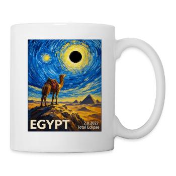Ägypten Mondfinsternis 2027 - Tasse - Weiß - Rechts