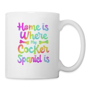 Cocker Spaniel Mama Hundemama - Tasse - Weiß - Rechts