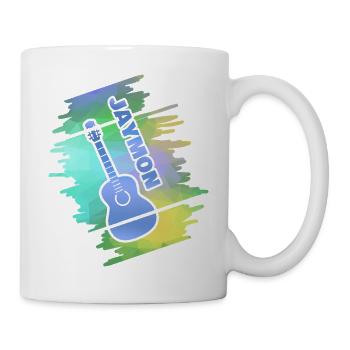Jaymon als Gitarrenspielen - Tasse - Weiß - Rechts