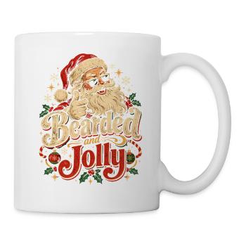 Bearded and Jolly Santa - Tasse - Weiß - Rechts