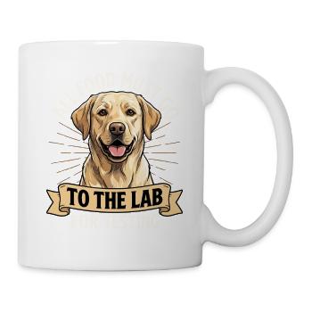 Alle Lebensmittel müssen zum Testen ins Labor gehen - Labor-Mama - Tasse - Weiß - Rechts