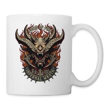 Dämon born of fire dark fantasy - Tasse - Weiß - Rechts