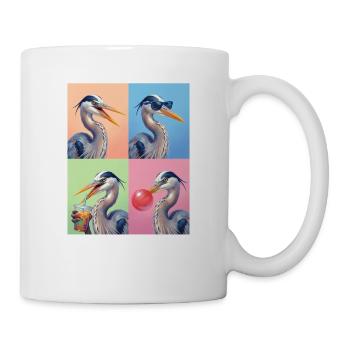Reihers Reiher - Tasse - Weiß - Rechts