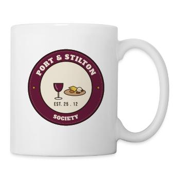 Port and Stilton Gesellschaft - Tasse - Weiß - Rechts