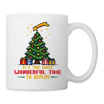 Most wonderful time to deploy - Tasse - Weiß - Rechts