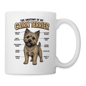 Hundebesitzer Geschenk Cairn Terrier Walk T - Tasse - Weiß - Rechts
