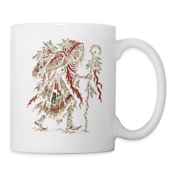 Weihnachten Licho Slawische Folklore Wintergeist - Tasse - Weiß - Rechts