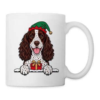 Weihnachten English Springer Spaniel - Tasse - Weiß - Rechts