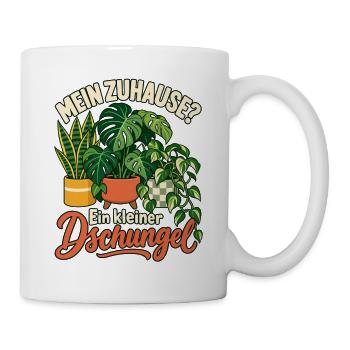 Pflanzen Spruch Geschenk - Tasse - Weiß - Rechts