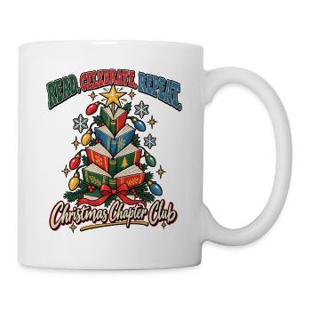 Read Celebrate Repeat – Christmas Chapter Club - Tasse - Weiß - Rechts