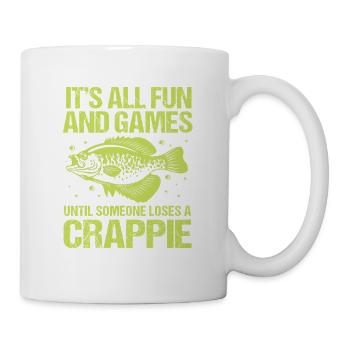 Sonnenbarsch Crappie Fisch Barsch - Tasse - Weiß - Rechts