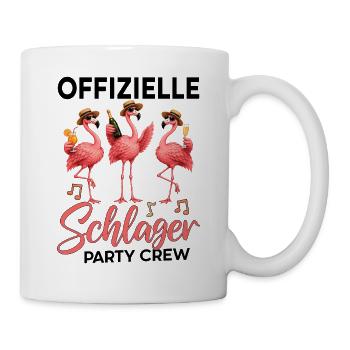  Offizielle Schlager Party Crew Malle Mallorca - Tasse - Weiß - Rechts