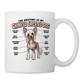Chinesischer Schopfhund Hundebesitzer Gassi - Tasse - Weiß - Rechts