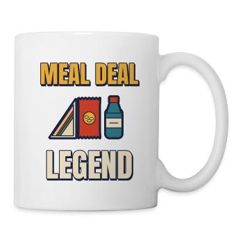 Meal Deal Legend Lustiges britisches Mittagessen - Tasse - Weiß - Rechts