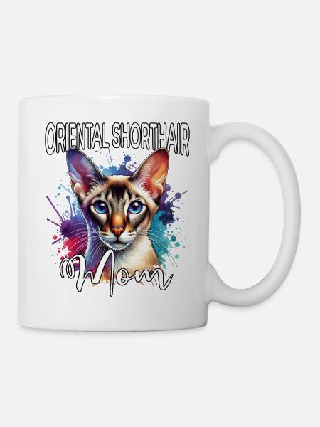 Orientalisch Kurzhaar Mama - Tasse - Weiß