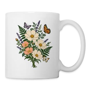 Pflanzenliebhaber Gärtnerin Geschenkidee Floristik - Tasse - Weiß - Rechts