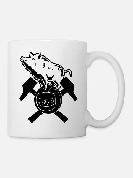CS SEDAN BLASON BLANC - Mug blanc - blanc