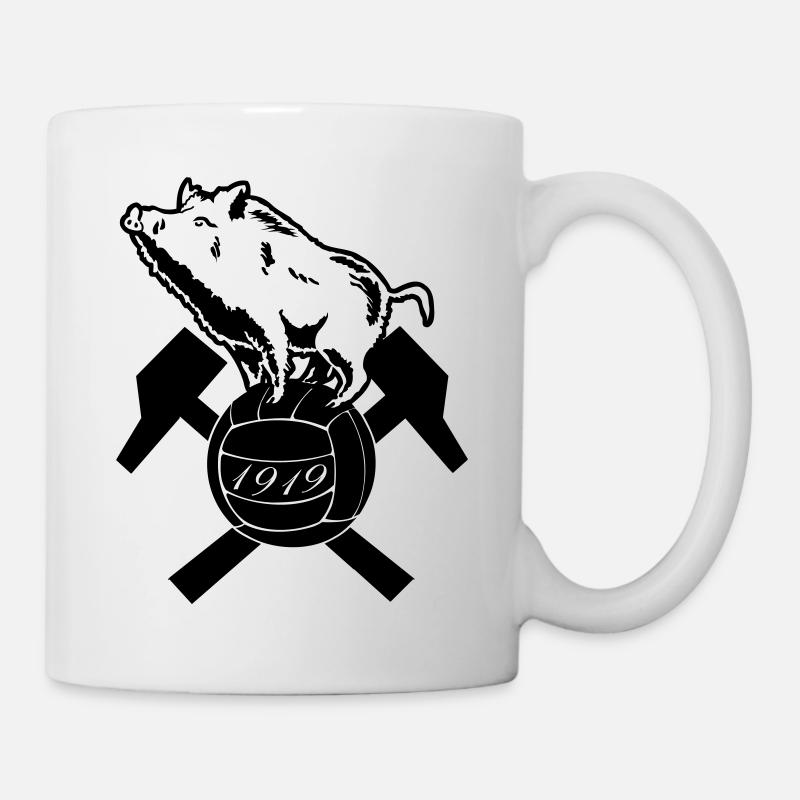 CS SEDAN BLASON BLANC - Mug blanc - blanc