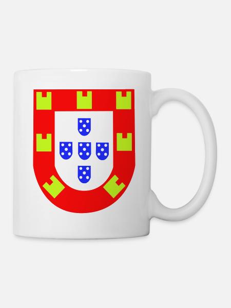 Ecusson portugal - Mug blanc - blanc