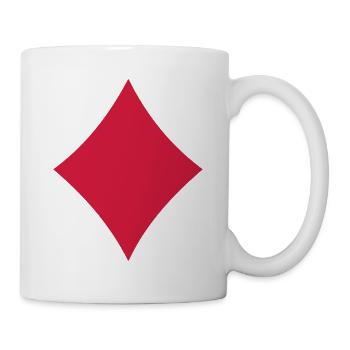Carreau - Mug blanc - blanc - Droite