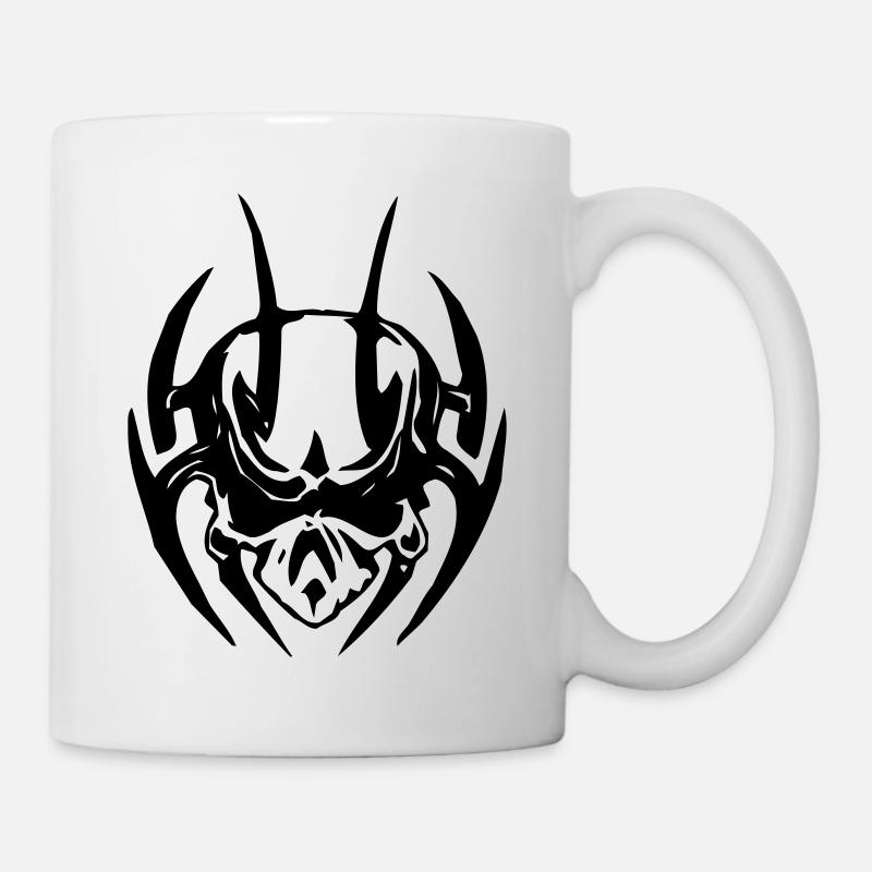 Tribal Skull - Mug - white