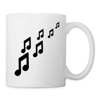 Note - Mug blanc - blanc - Droite