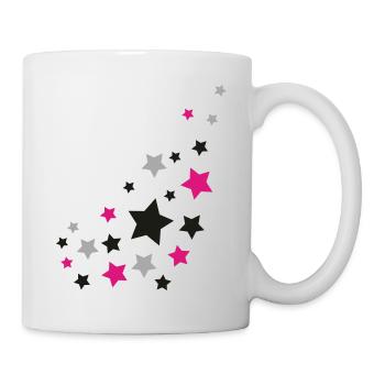 Sterne - Stars - Weltraum - Tasse - Weiß - Rechts