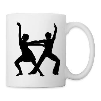 Danse, danse, danse - Mug blanc - blanc - Droite