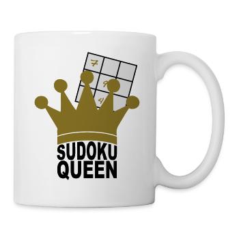 Sudoku Queen - Tasse - Weiß - Rechts