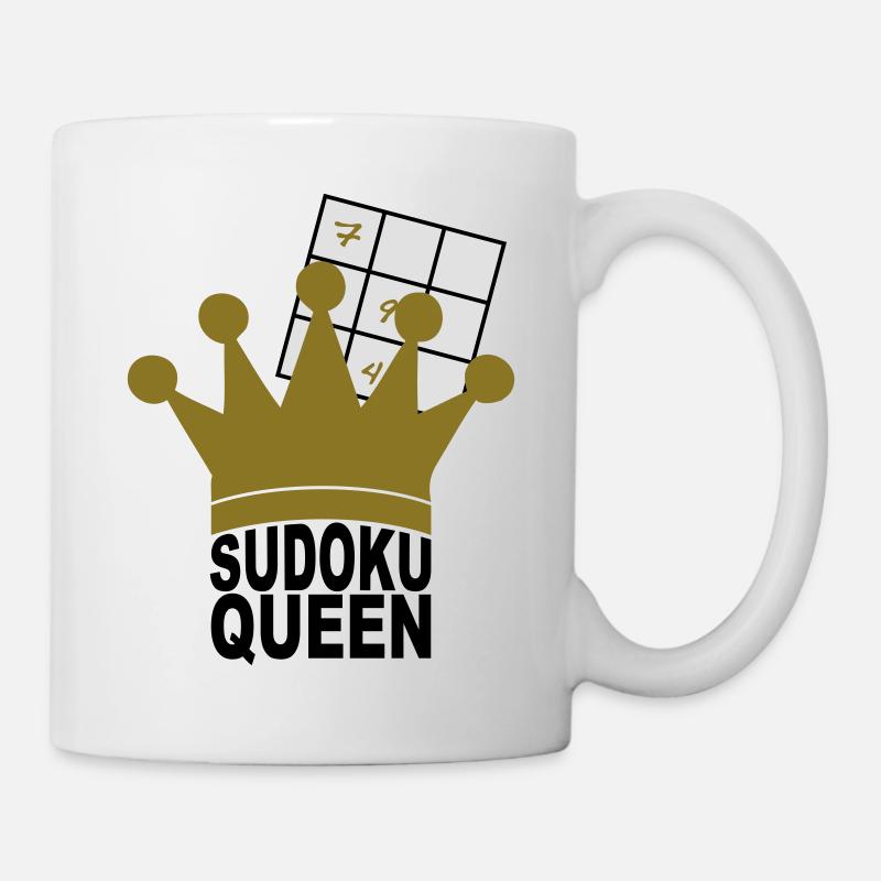 Sudoku Reine - Mug blanc - blanc
