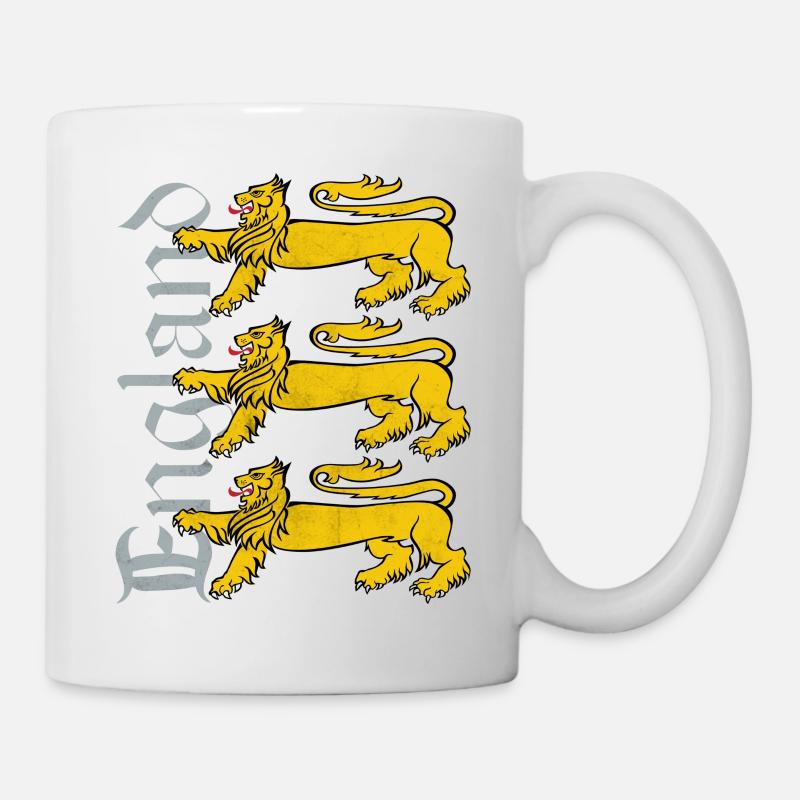 3 Lions - England - Tasse - Weiß