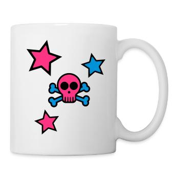 skull - Tasse - Weiß - Rechts