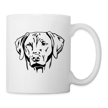 Rhodesian Ridgeback - Tasse - Weiß - Rechts